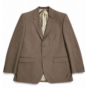 Lauren Ralph Lauren Mens Brown Herringbone Pure New Wool Blazer Sport Coat 50C